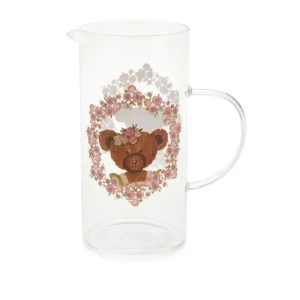 Nuvole di Stoffa Caraffa vetro borosilicato con orsetto "Sweet Bear" 1200 ml
