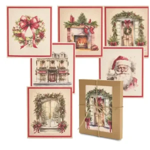 Nuvole di Stoffa Set 6 spugne da cucina di natale cellulosa "Bear Wonderland" vintage 17.2x19.4 cm