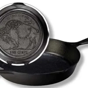 Padella tonda 26,04 cm logo bufalo Lodge&Seasoned