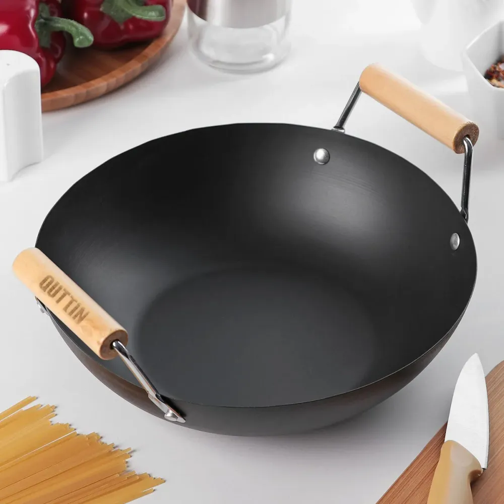 Padella Wok Quttin Legno (6 Unità)