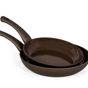 Padelle linea wood - il set comprende 2 padelle 24/28cm