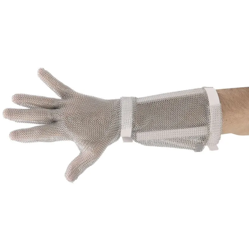 Paderno Guanto Lungo Cotta Di Maglia S Cinturino Nylon