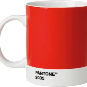 Pantone copenhagen Tazza Pantone Copenhagen – 375 ml, Ø 8,5 cm, H 12,4 cm, Porcellana fine, Rosso