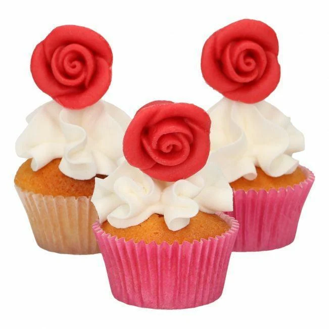 Pasta di Mandorle - 6 Rose Rosse