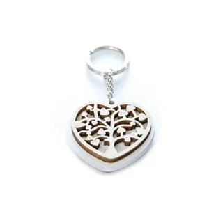 P.chiavi cuore albero h.5cm rb861