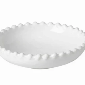 Pearl Ciotolina Tonda Cm.11 H.3 Bianca