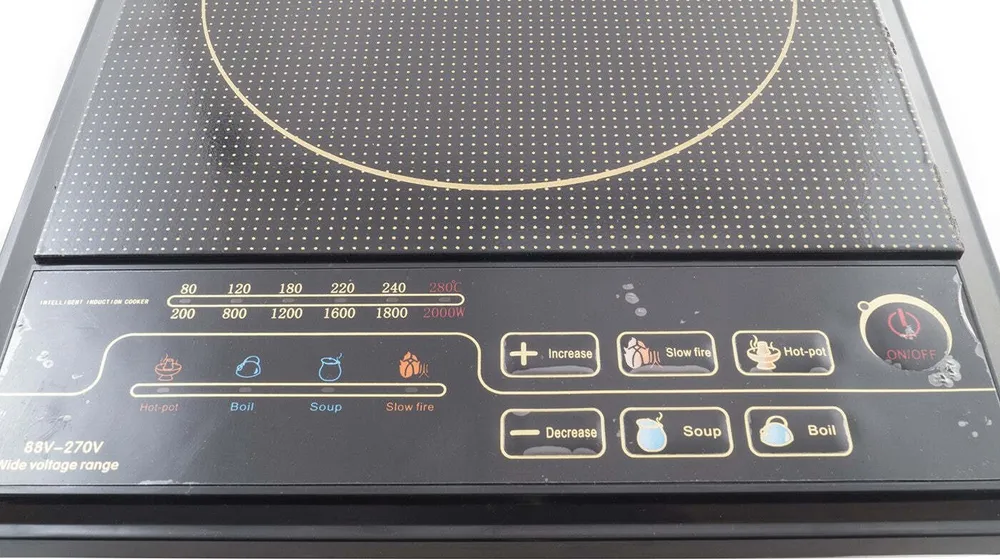 Piastra Induzione Piano Di Cottura Fornello Portatile Elettrico Cucina 2000 W