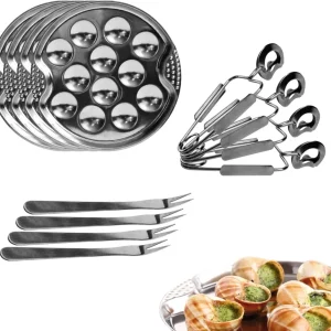 🛒 Piatti per Escargot 12 fori - Eleganza e Gusto per le tue Lumache | Acquista Ora!