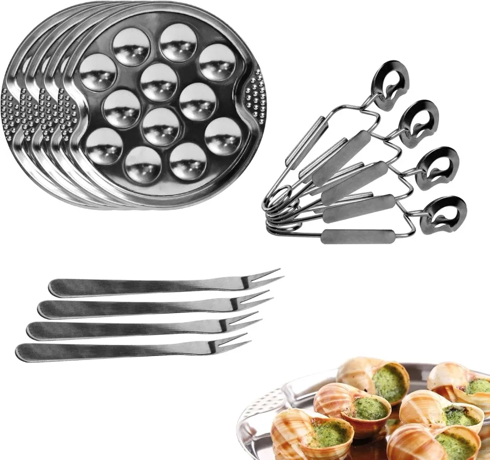 🛒 Piatti per Escargot 12 fori - Eleganza e Gusto per le tue Lumache | Acquista Ora!