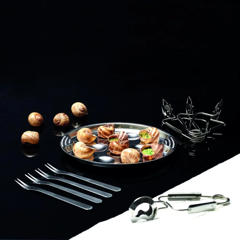 🛒 Piatti per Escargot 12 fori - Eleganza e Gusto per le tue Lumache | Acquista Ora!