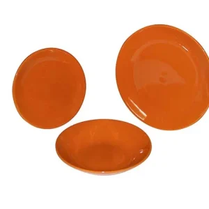 Piatto piano arancio 259142