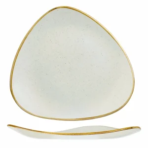 Piatto Piano Triangolare Bianco 23 Cm Churchill