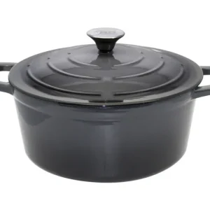 Pirofila ELO ghisa smaltata grigio crema 4,2 l ø 26 cm