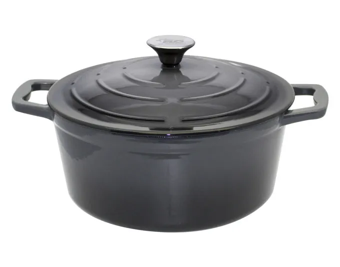 Pirofila ELO ghisa smaltata grigio crema 4,2 l ø 26 cm