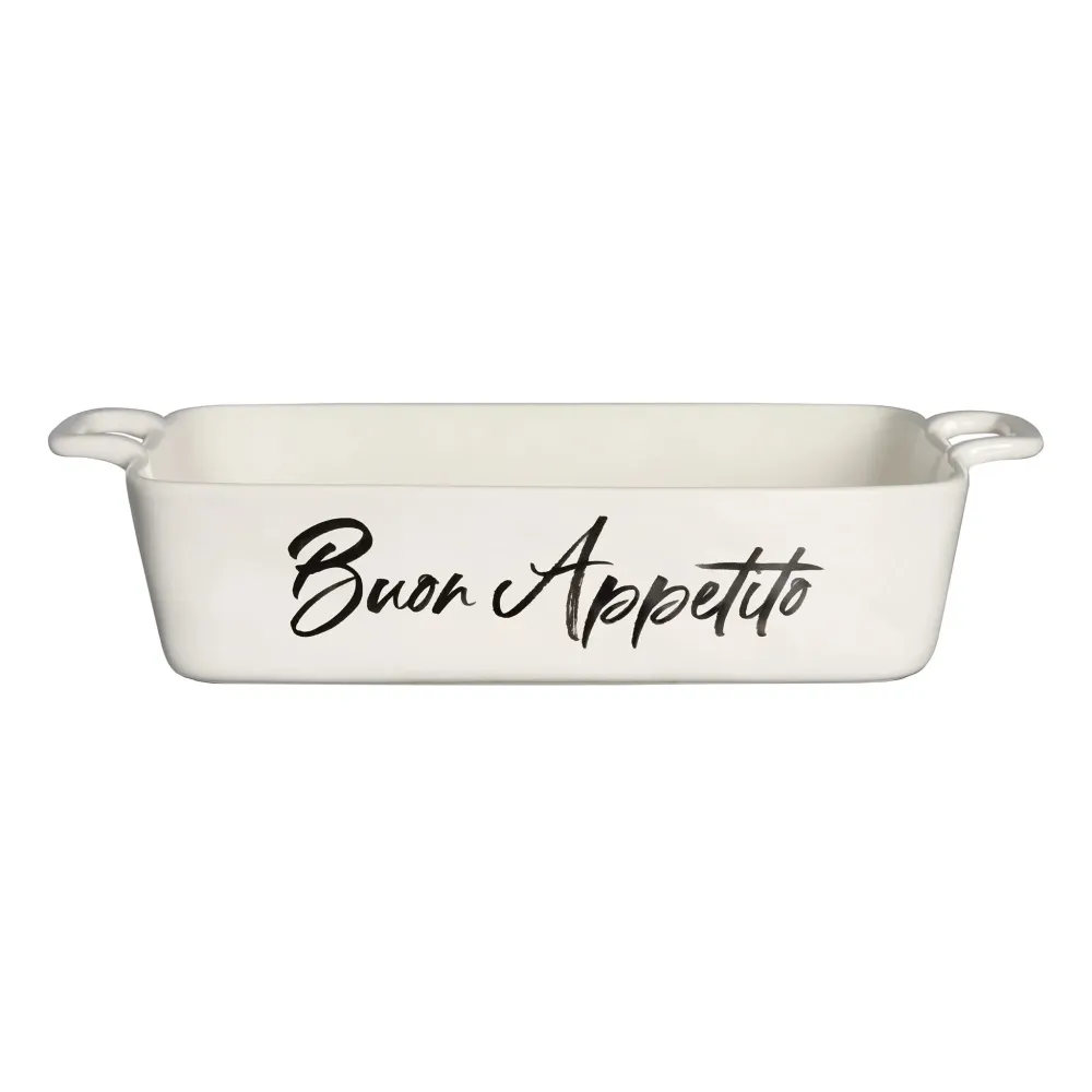 Pirofila Grès Serigrafato - Buon Appetito