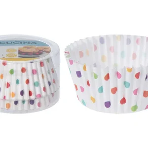 Pirottini 12cm pois 60 pezzi 170451180