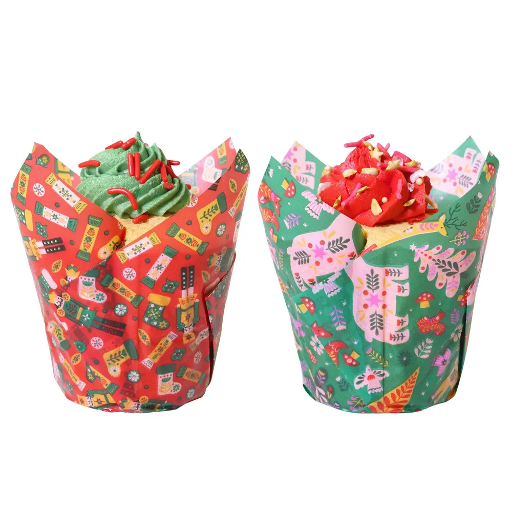 24 Pirottini per Muffin Tulipano - Incantato