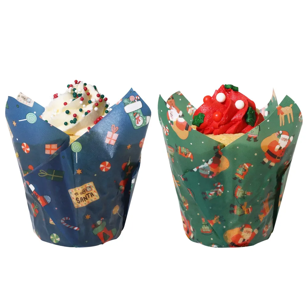 24 Pirottini per Muffin Tulipano - Officina di Babbo Natale