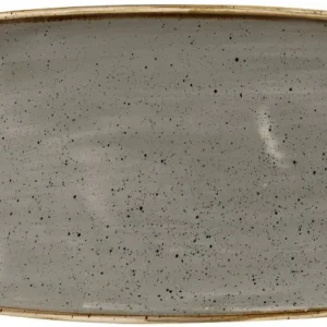 Plate Churchill Stonecast Rettangolare grigio pepe 29,5x15 cm 343.004.005