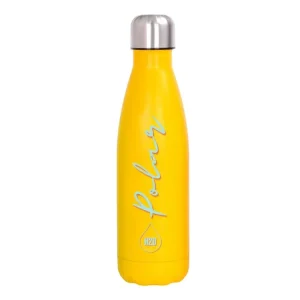 Polar bottiglia termica colore giallo 500ml scatola regalo