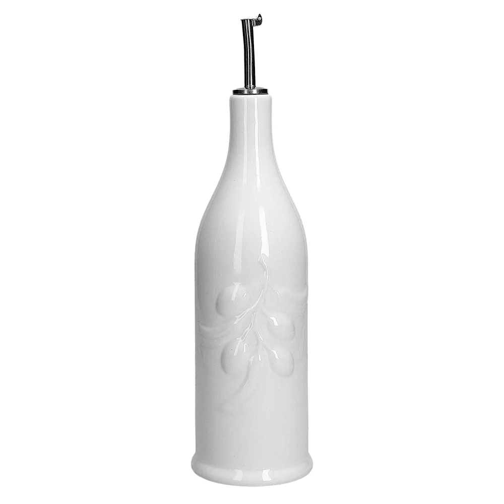 LA PORCELLANA BIANCA Menage Oliera Cilindrica 1L Bianco Porcellana