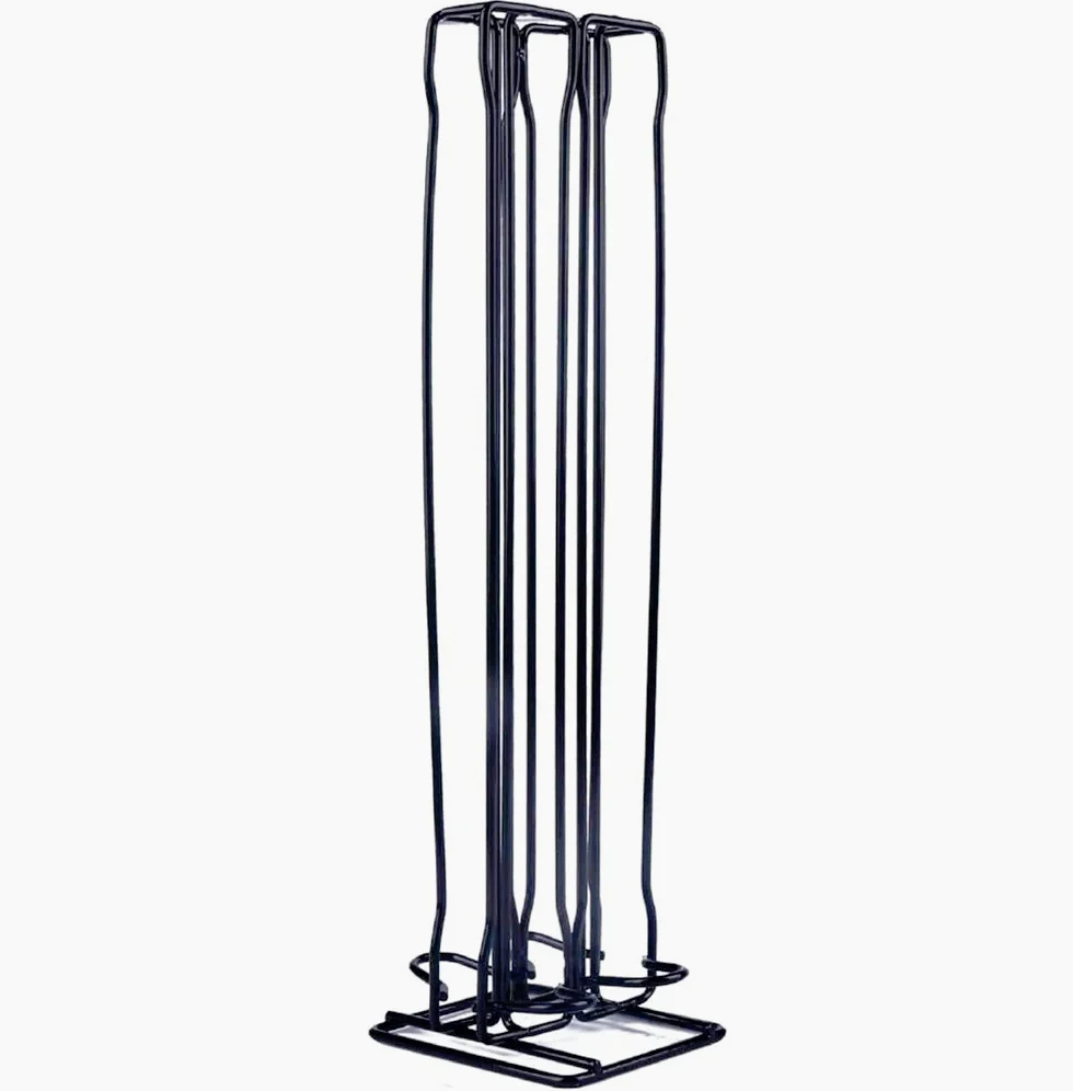 Porta capsule verticale metallo da 40 posti con dispenser per caffè