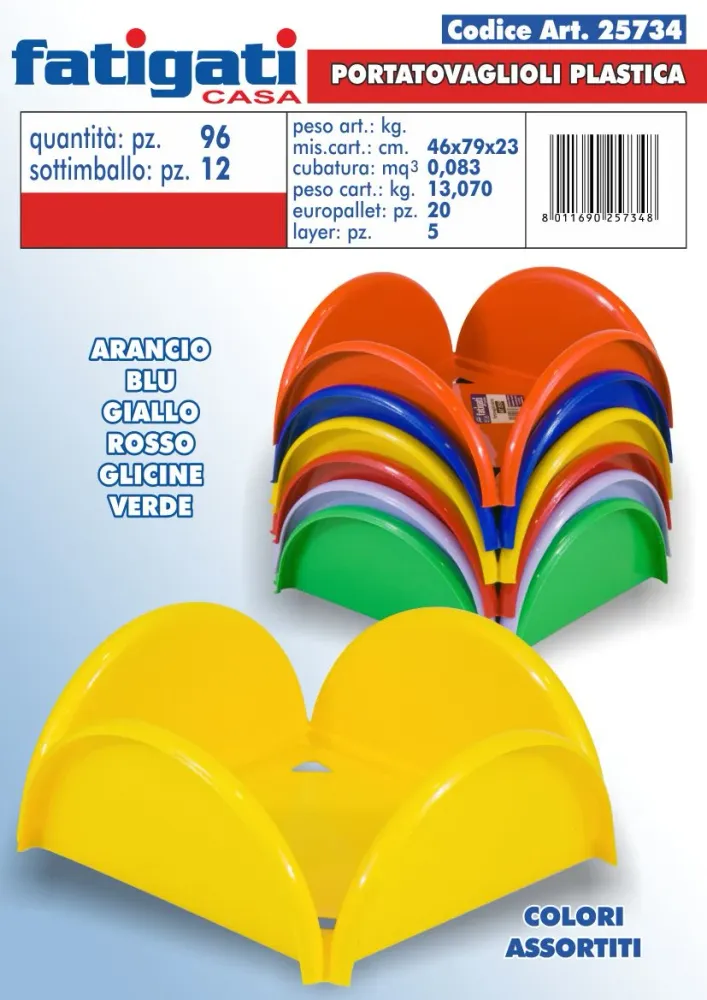 PORTATOVAGLIOLI PLAST.
