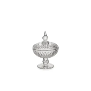 Potiche Laguna vetro trasparente 10x15 cm - Franco srl