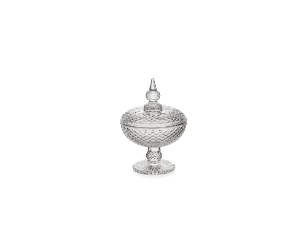 Potiche Laguna vetro trasparente 10x15 cm - Franco srl