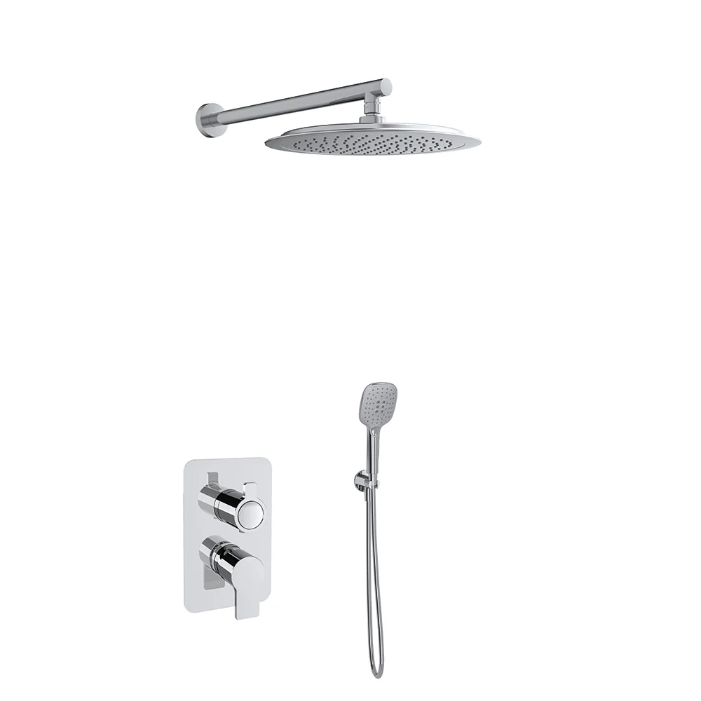 Ramon Soler - Set doccia incasso monocomando 2 vie Blautherm RP300 cromo