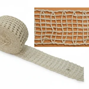 Rete Elastica Poliestere Cristal Net Per Arrosti- - Ø Mm.125 Maglia 18 Quadri - 50 Mt