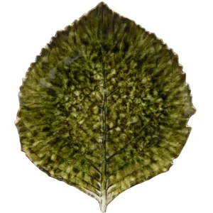 Riviera Piatto Foglia Cm.22 Verde Foresta