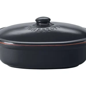 RÖMERTOPF BrottOpf Medi ovale 2,3 l 29,5x20,5x16,5 cm nero