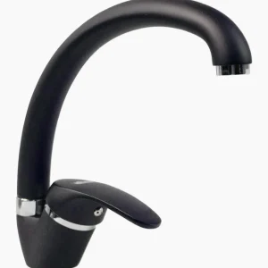 Rubinetto per lavello da cucina miscelatore nero opaco - design minimalista e sofisticato