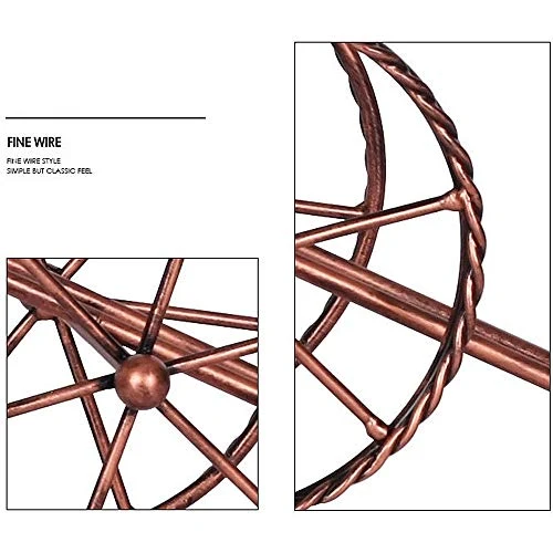Cremagliera del vino Creativo Bike Wheels design Piccolo metallo tavolo bottiglia di vino stand Freestanding stoccaggio de...