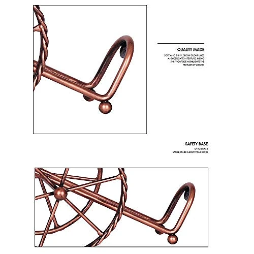 Cremagliera del vino Creativo Bike Wheels design Piccolo metallo tavolo bottiglia di vino stand Freestanding stoccaggio de...