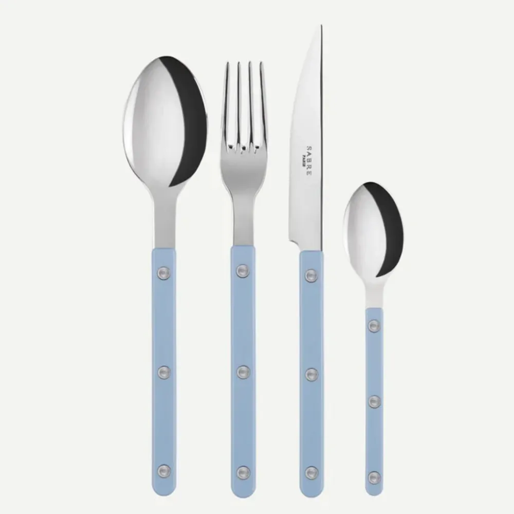 Sabre Paris - Set 4 pezzi Bistrot Solid Pastel blue