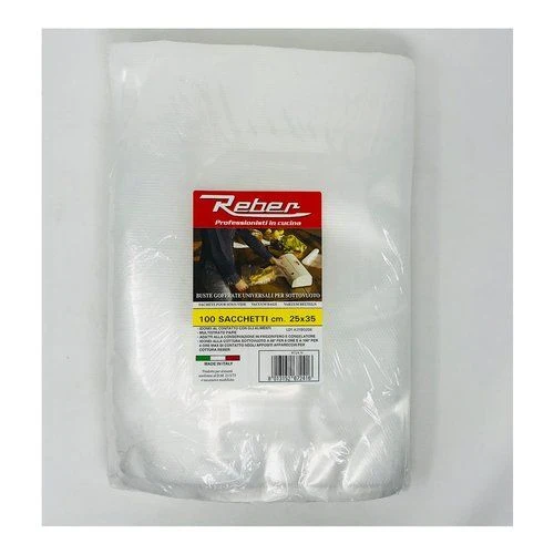 Sacchetti sottovuoto reber 6724 n 25x35 cm