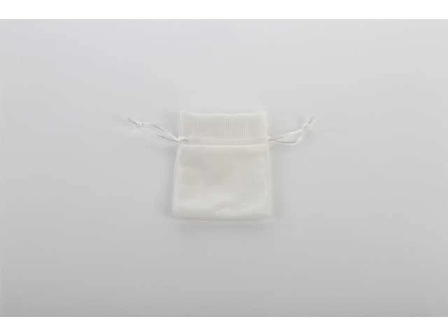 Sacchetto velluto bianco 8x10cm 52512