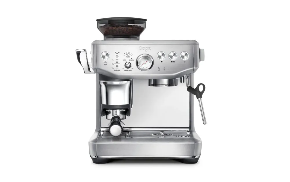 Sage Software Macchina per espresso Sage Barista Impress (portafiltro) – 9 bar, 2 l, ugello per schiuma di latte, acciaio...