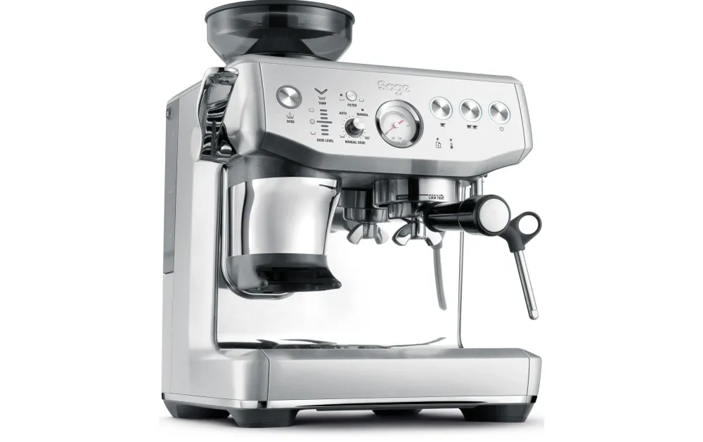 Sage Software Macchina per espresso Sage Barista Impress (portafiltro) – 9 bar, 2 l, ugello per schiuma di latte, acciaio...