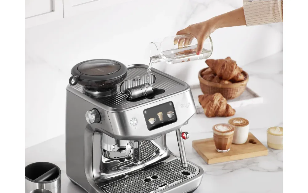 Sage Software Macchina per espresso Sage Oracle Jet SS (portafiltro) – 9 bar, 2,3 l, ugello per schiuma di latte, argento
