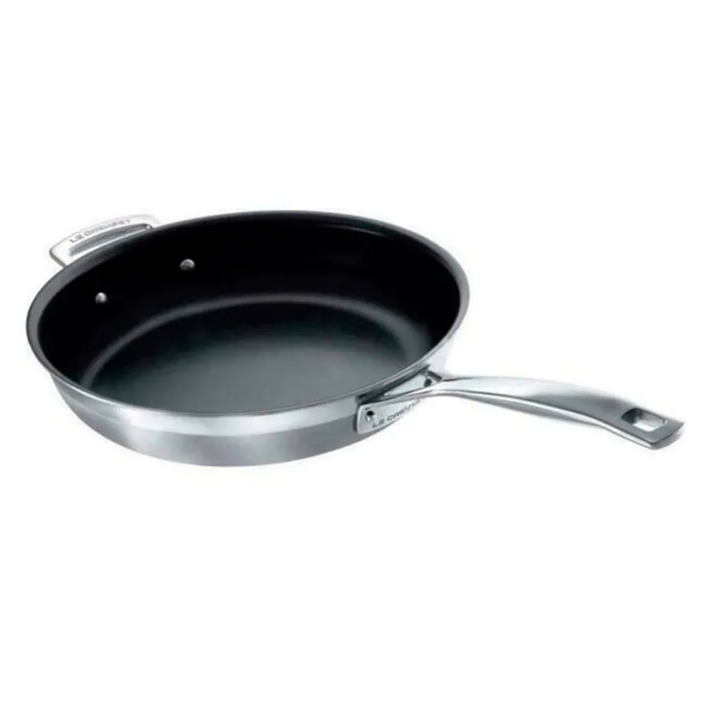 Sartén antiaderente Tri-Strato con esterno inox Premium PRO Le Creuset
