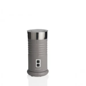 Scalda monta latte schiumotto automatico tortora alluminio e plastica pc