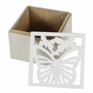 Scatola butterfly cm10x10xh8 ,5