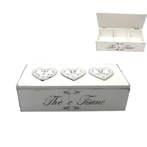 Scatola legno p. e tisane 7x23x10cm
