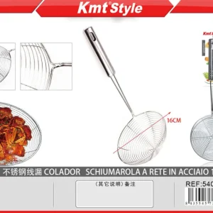 SCHIUMAROLA RETE ACCIAIO 16CM