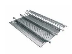 Scolapiatti acciaio tern vite con raccoglitore cm 46 Omra