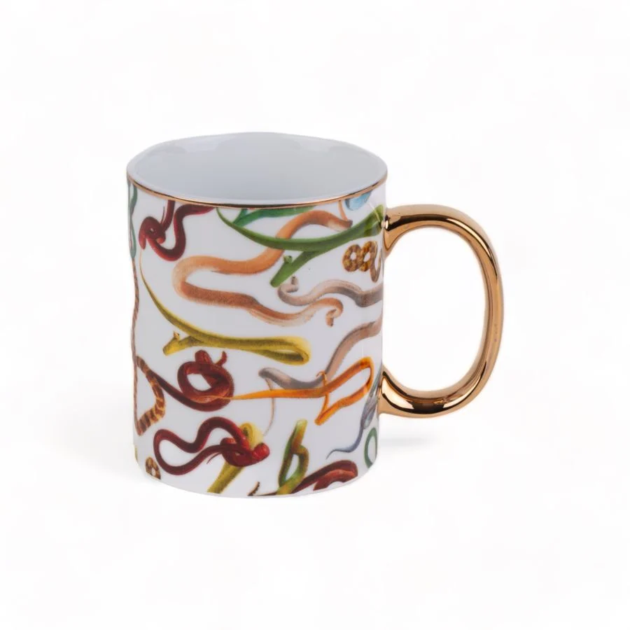 Seletti Tazza Toilet Paper Home Snake Porcellana H10 cm