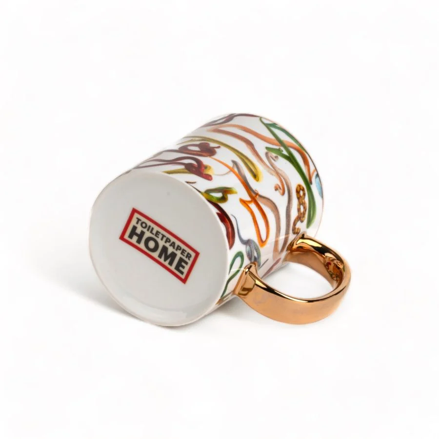 Seletti Tazza Toilet Paper Home Snake Porcellana H10 cm